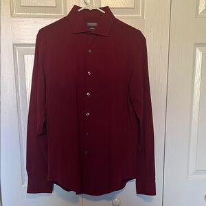 Van Heusen Deep Red Dress Shirt